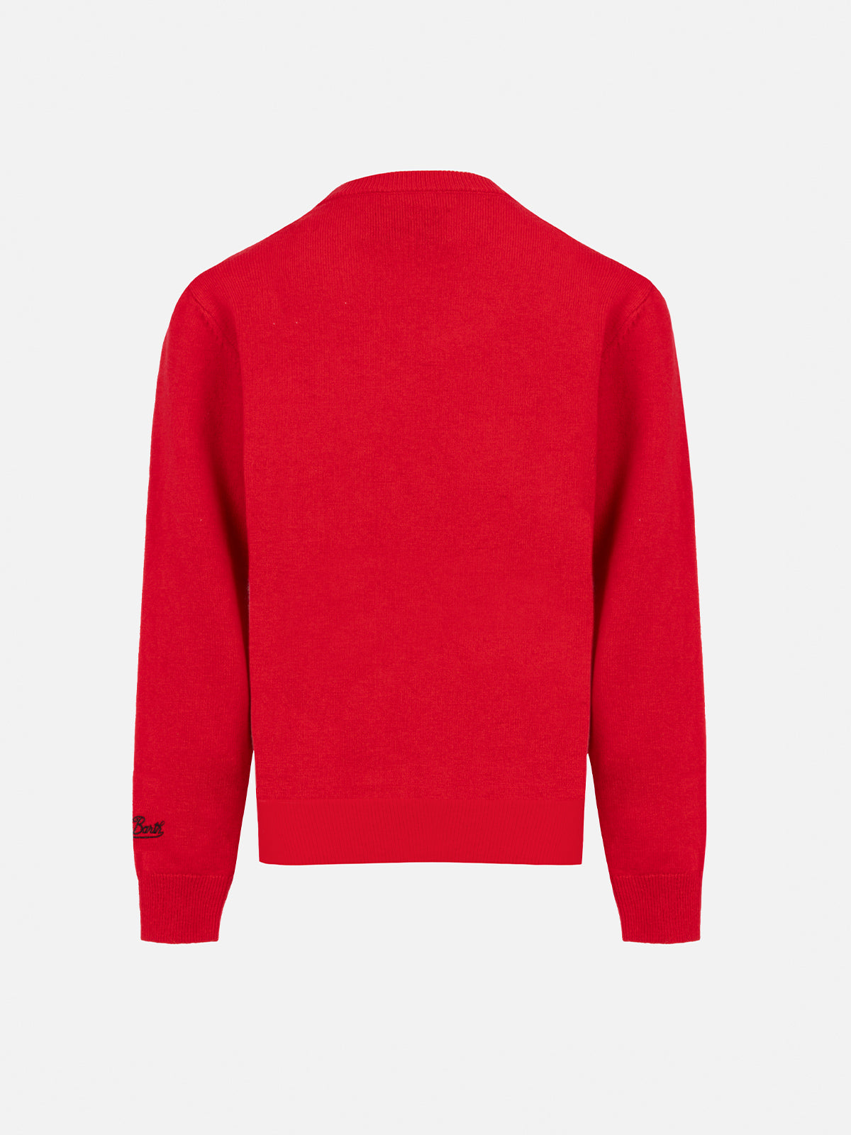 mc2-saint-barth-maglione-girocollo-rosso-da-bambino-douglas-con-stampa-peanuts-s image 2