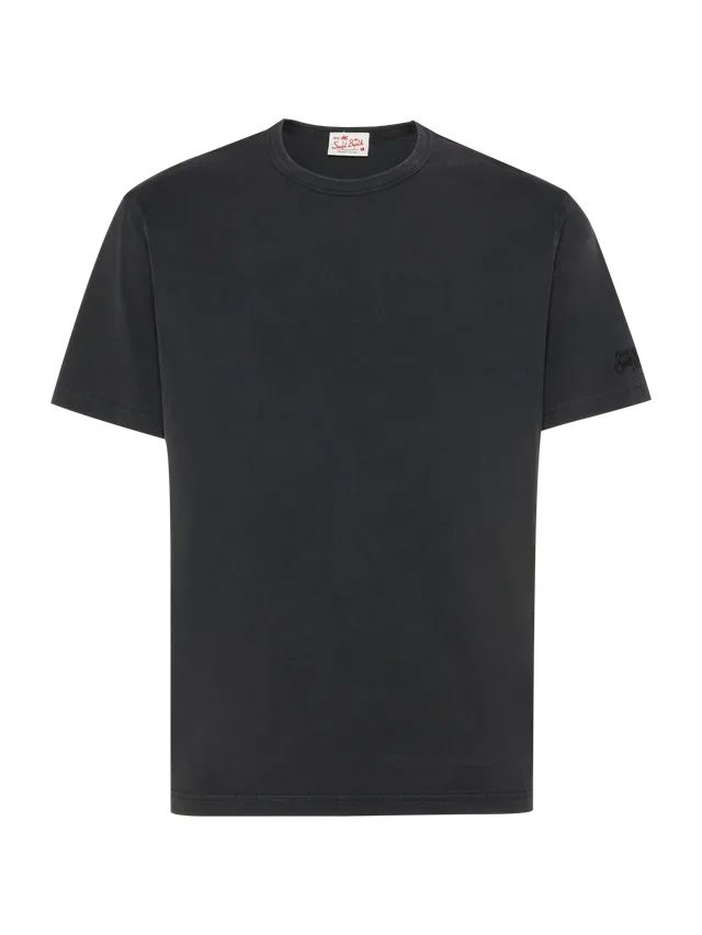 mc2-saint-barth-t-shirt-dover-uomo-in-jersey-di-cotone-biologico-nero image 1
