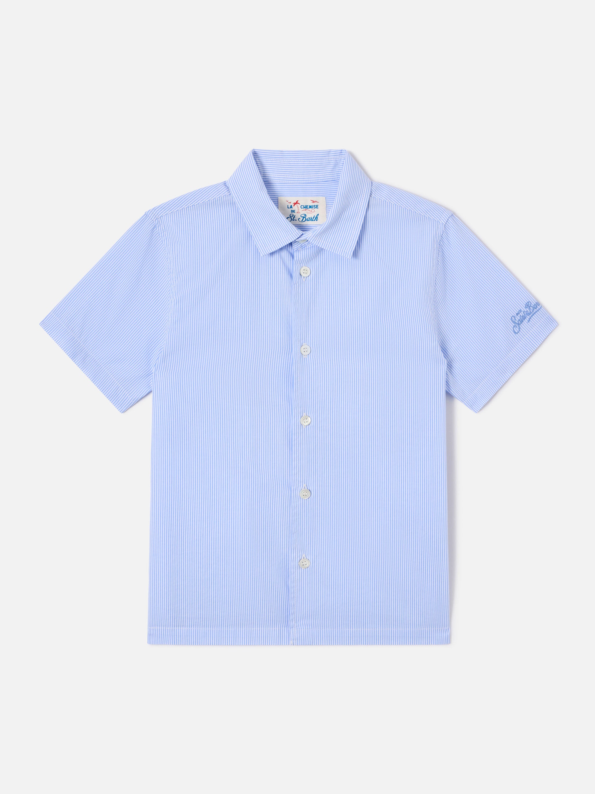 mc2-saint-barth-sifnos-jr-camicia-bambino-cotone-righe-snoopy-peanuts-special-ed image 3