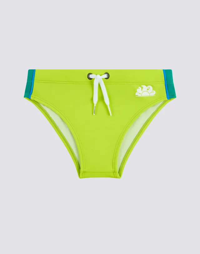 sundek-slip-mare-bambino-in-econyl-con-arcobaleno-laterale image 1