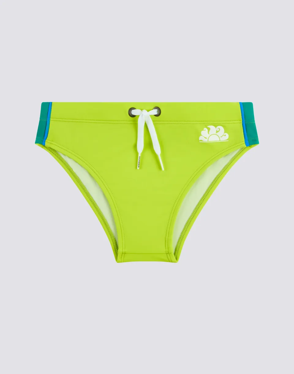 sundek-slip-mare-bambino-in-econyl-con-arcobaleno-laterale image 1