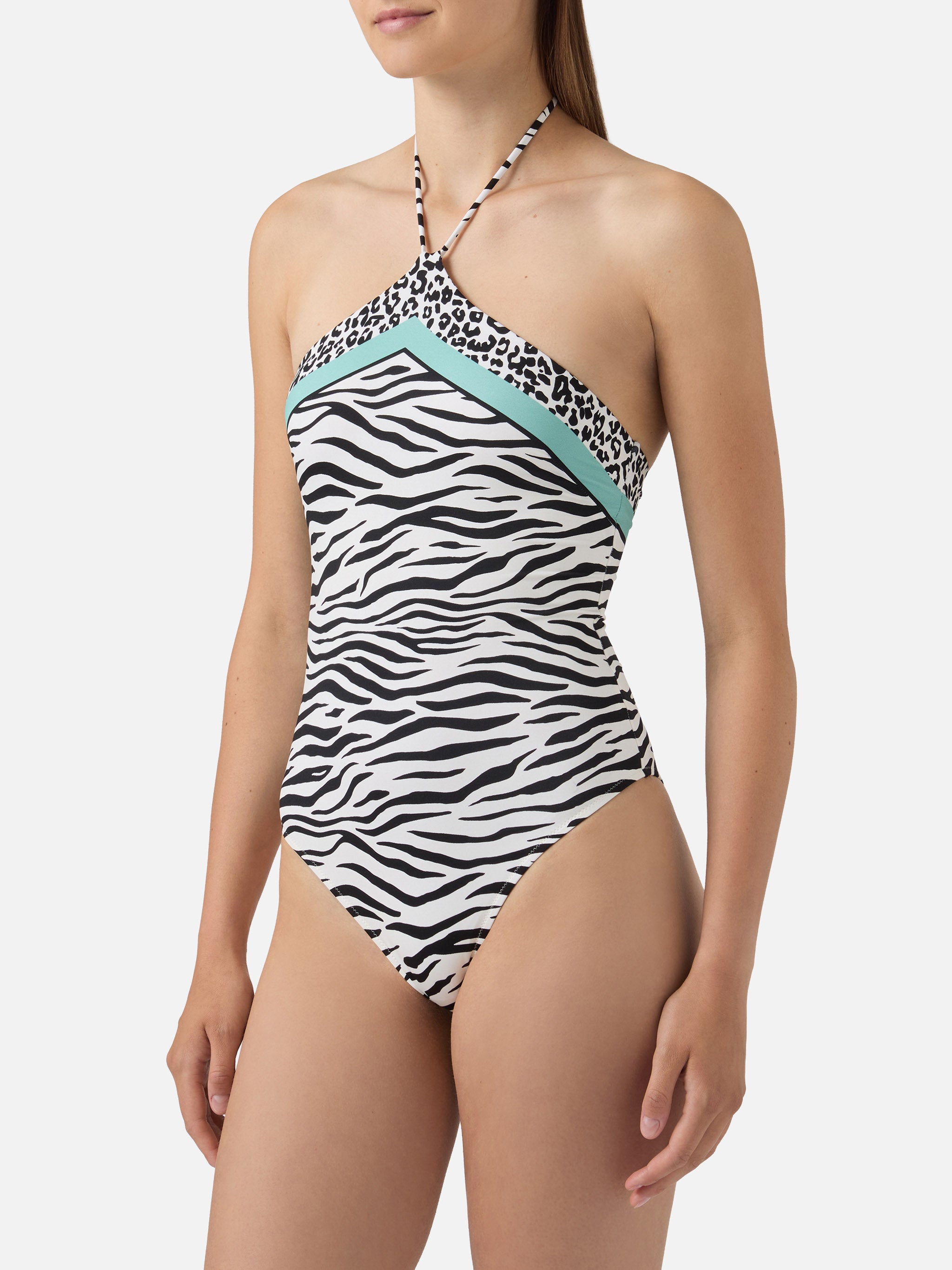 mc2-saint-barth-costume-intero-meryem-nero-stampa-zebra-halter image 2