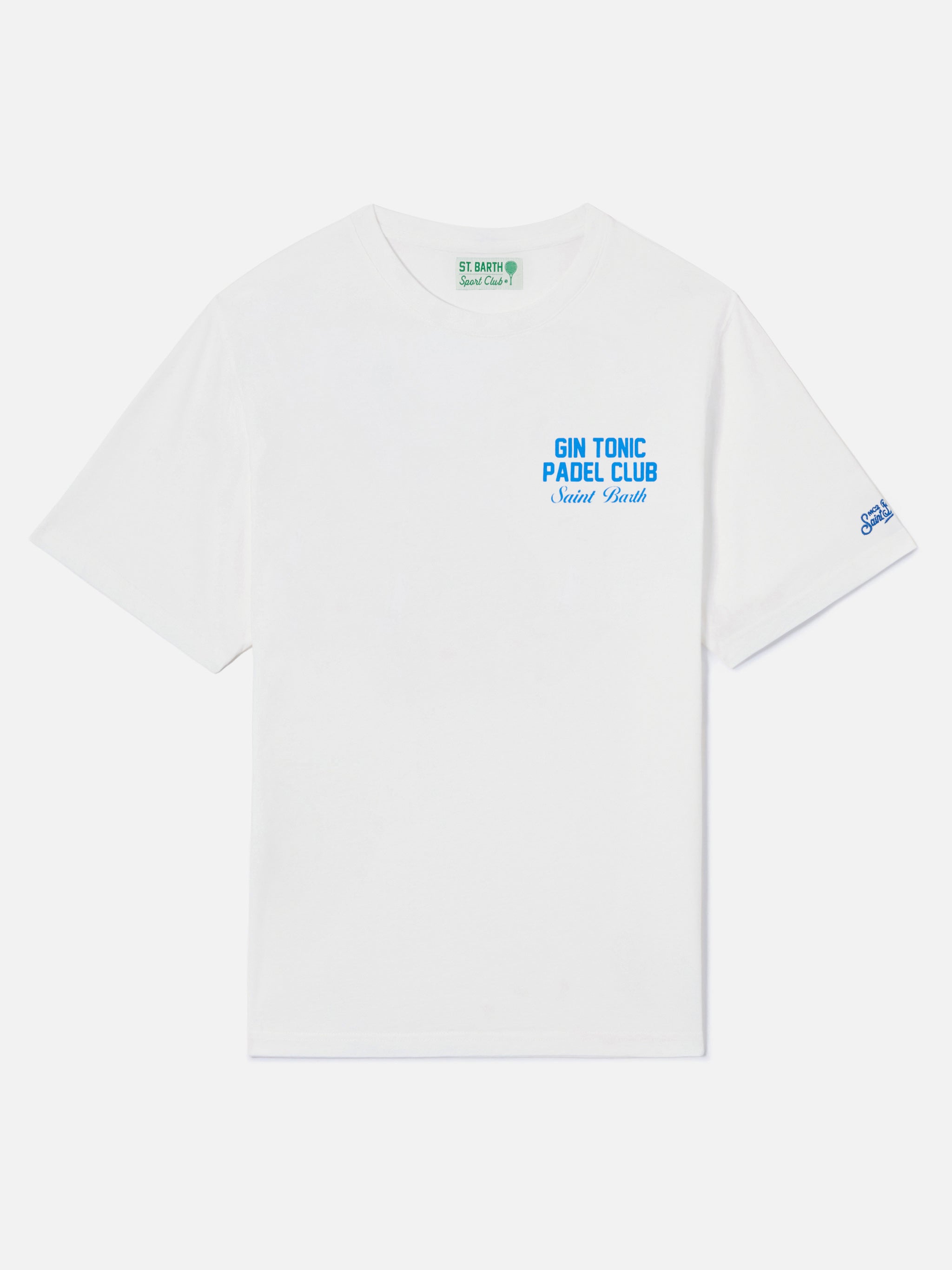 mc2-saint-barth-portland-prl0002-t-shirt-uomo-bianca-gin-tonic-padel-club image 5