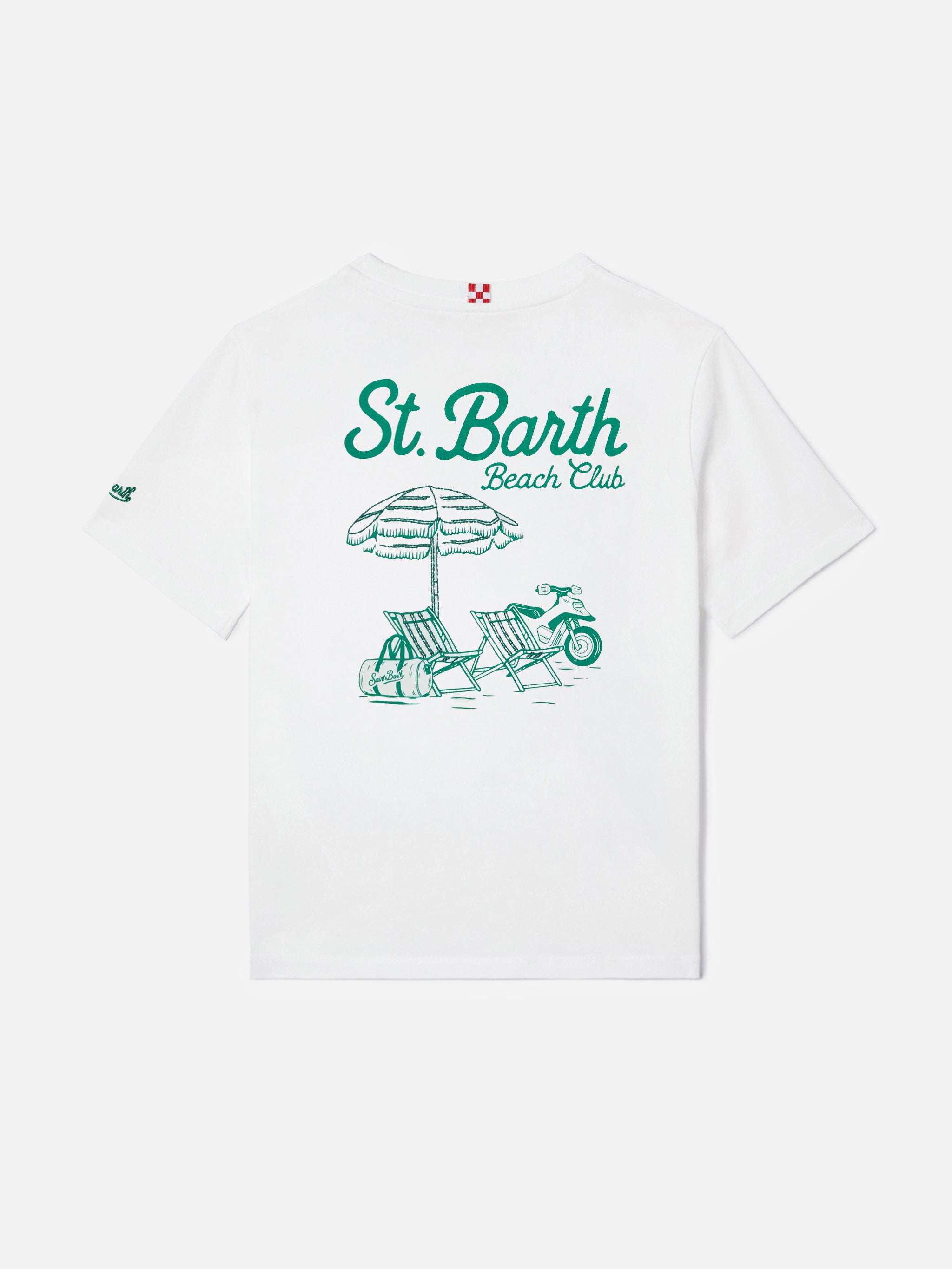 mc2-saint-barth-portland-jr-t-shirt-bambino-beach-club-bianca image 1