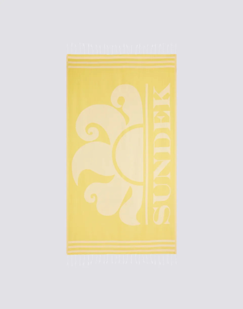 sundek-telo-mare-fouta-jacquard-con-logo-100x170-cm image 1