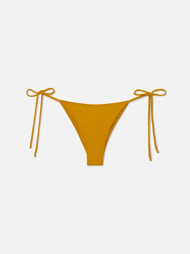 mc2-saint-barth-slip-da-bagno-classico-ocra-marielle-con-laccetti-regolabili image 1