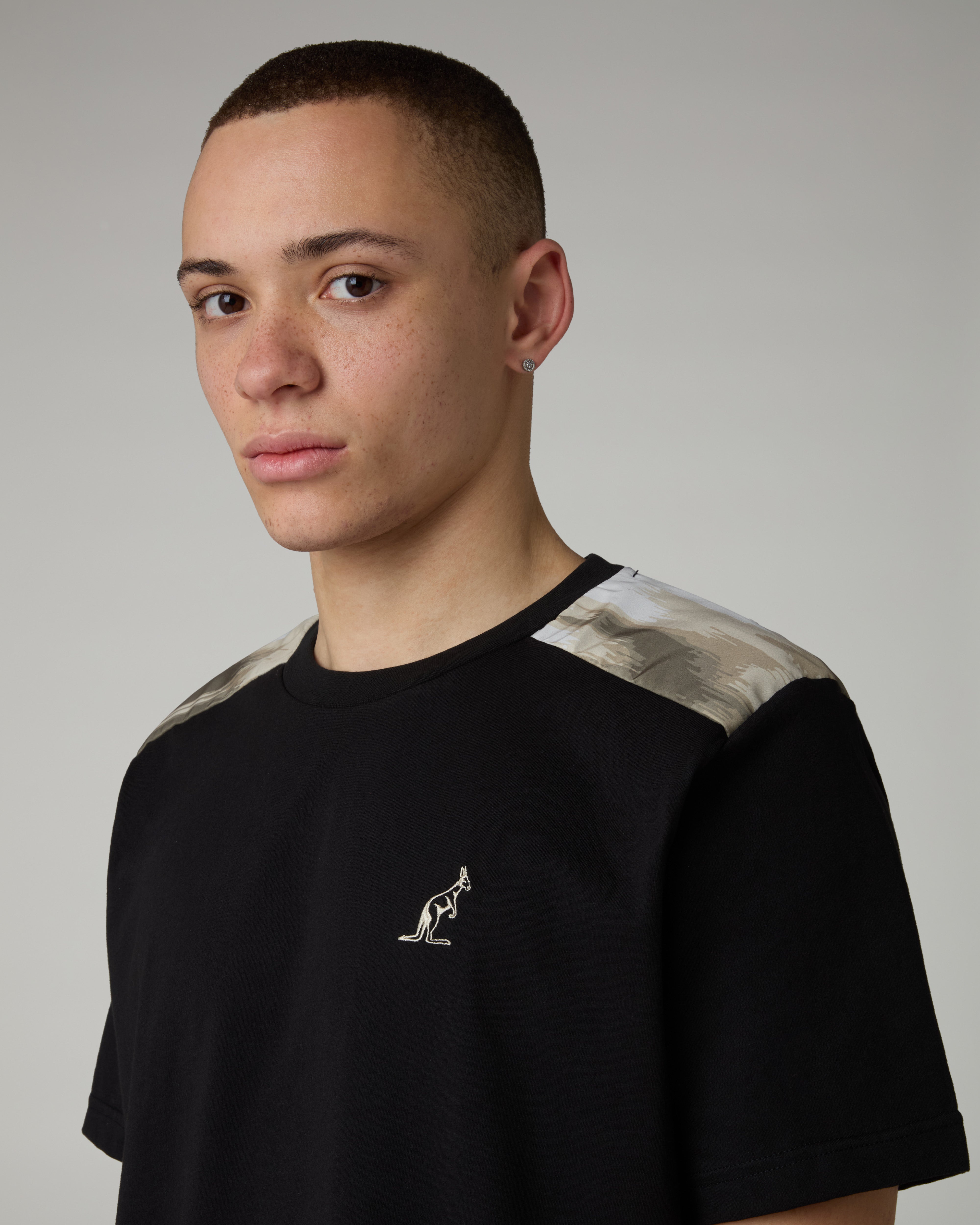 australian-doric-cotton-t-shirt-maglietta-cotone-uomo-nero image 4