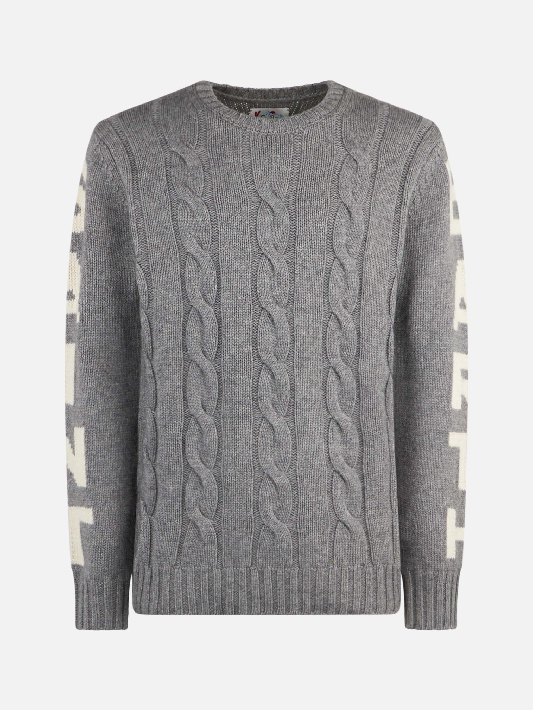 mc2-saint-barth-maglia-bergen-uomo-a-trecce-grigio-melange image 4