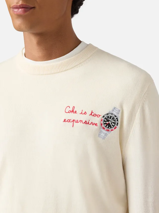 mc2-saint-barth-heron-light-maglione-girocollo-uomo-bianco-coke-is-too-expensive image 1