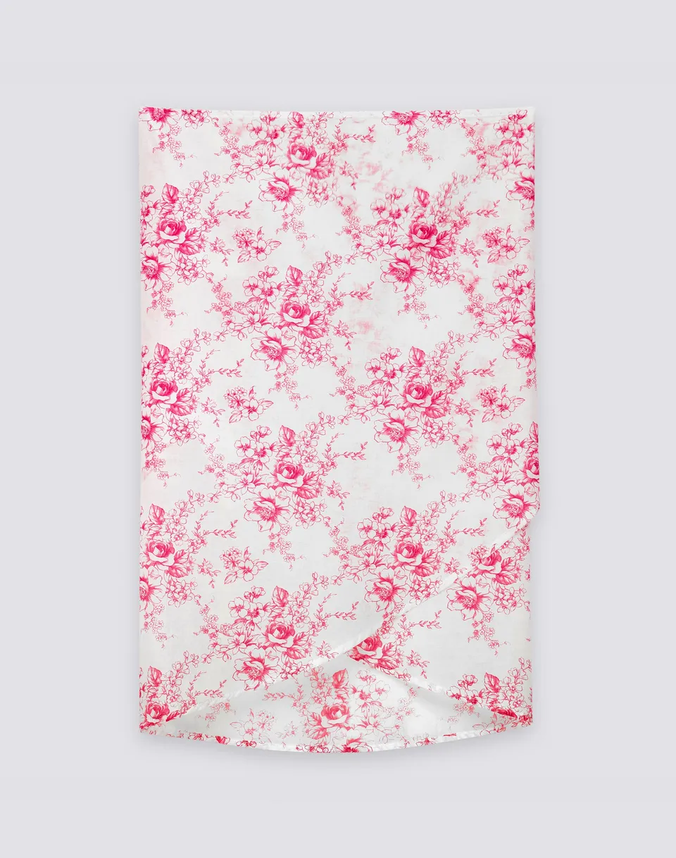 sundek-pareo-corto-donna-cotone-voile-stampa-rose-de-joie image 1