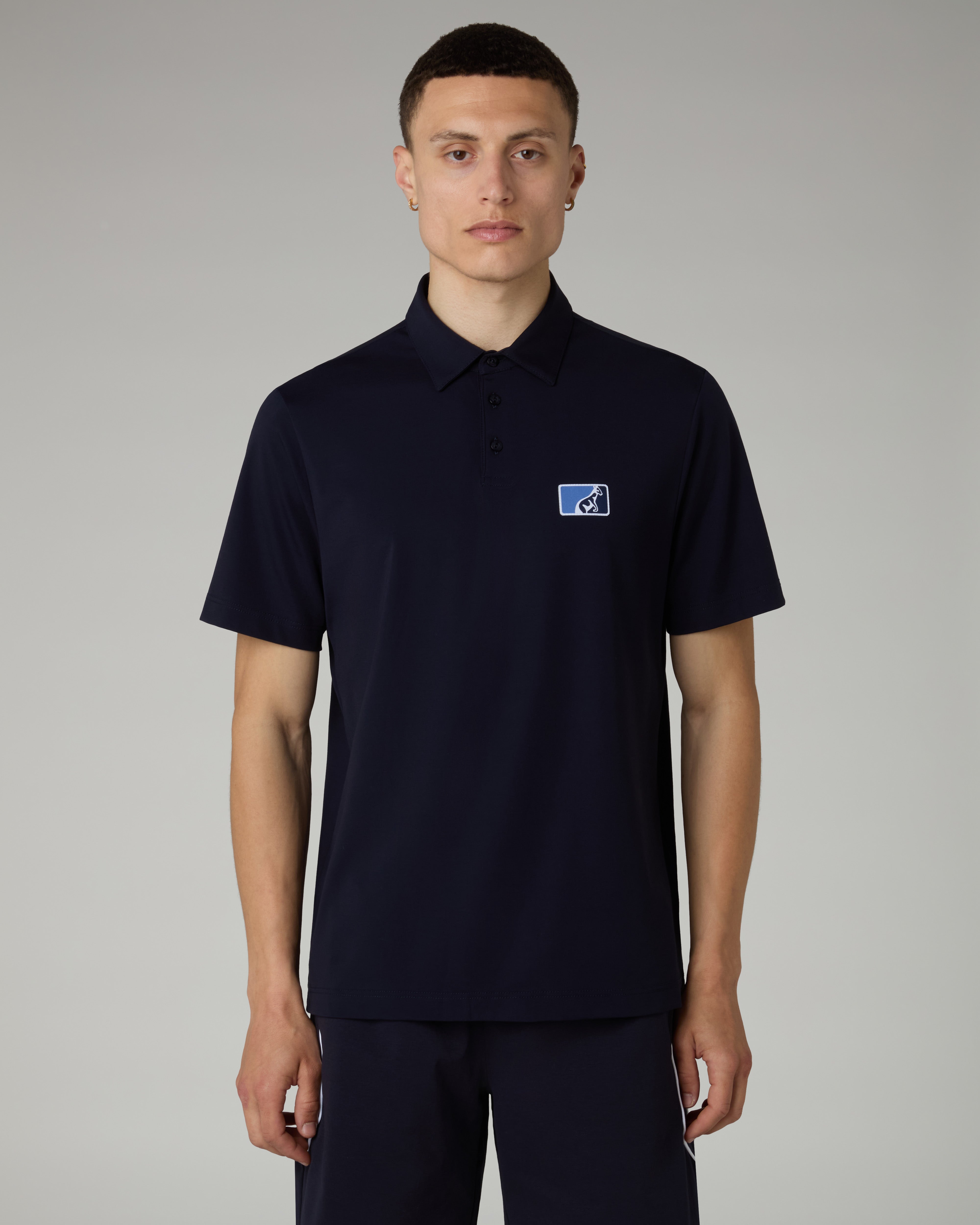 australian-league-flow-polo-shirt-eclipse-blue image 1