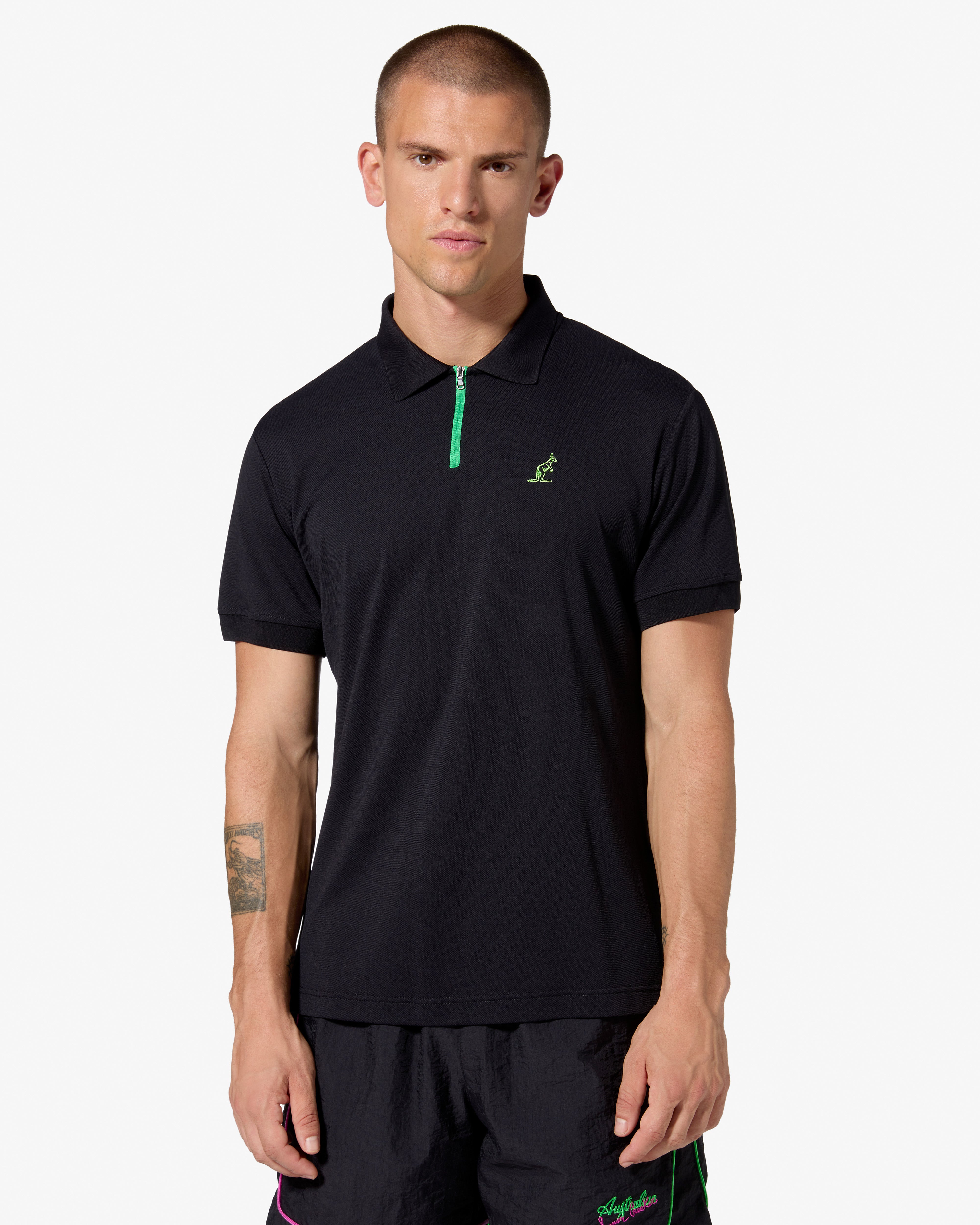 australian-horizon-polo-shirt-tecnica-nera-regular-fit image 1