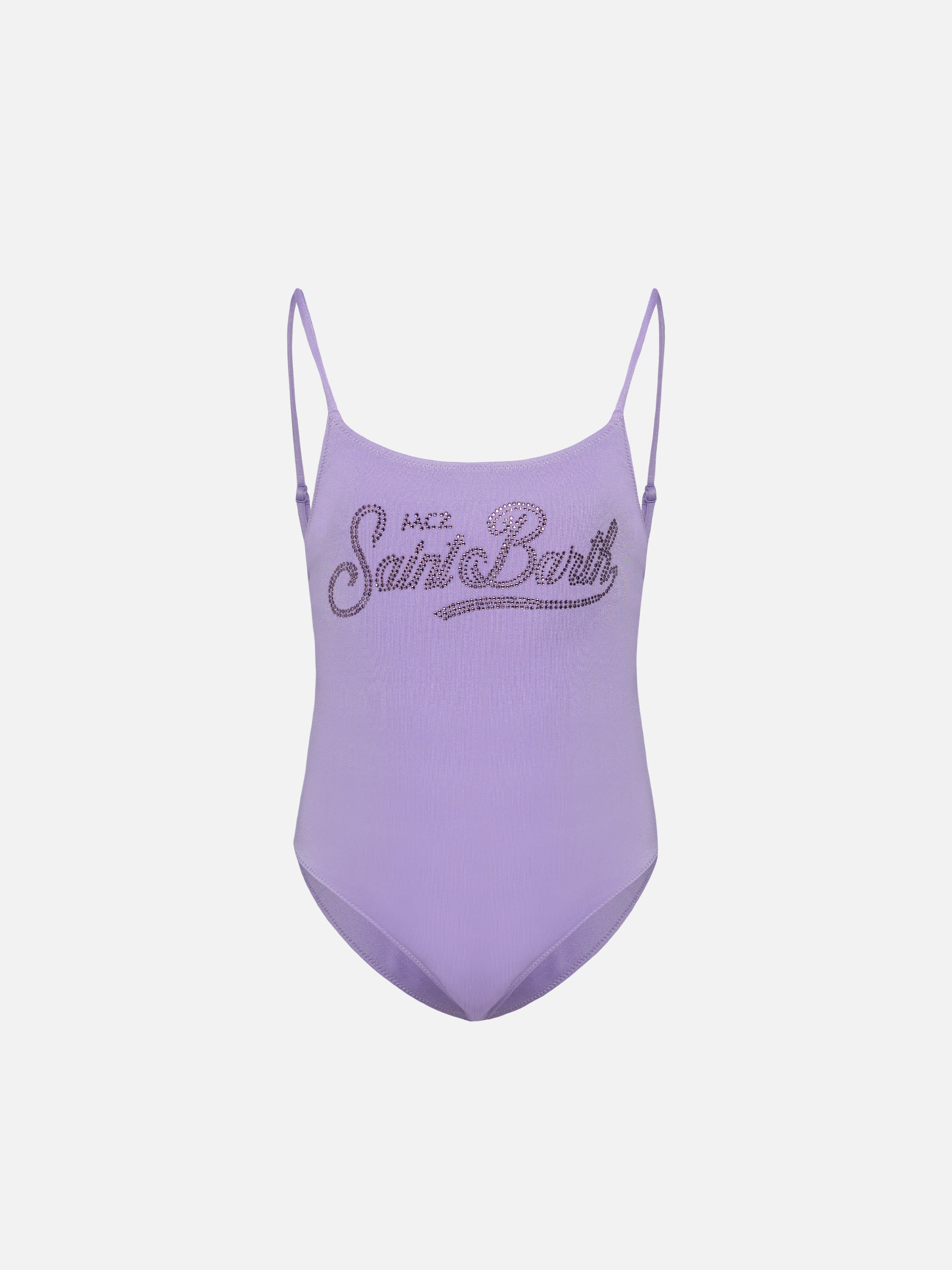 mc2-saint-barth-cecille-jr-costume-intero-con-logo-in-strass-lilla-taglia-regula image 1