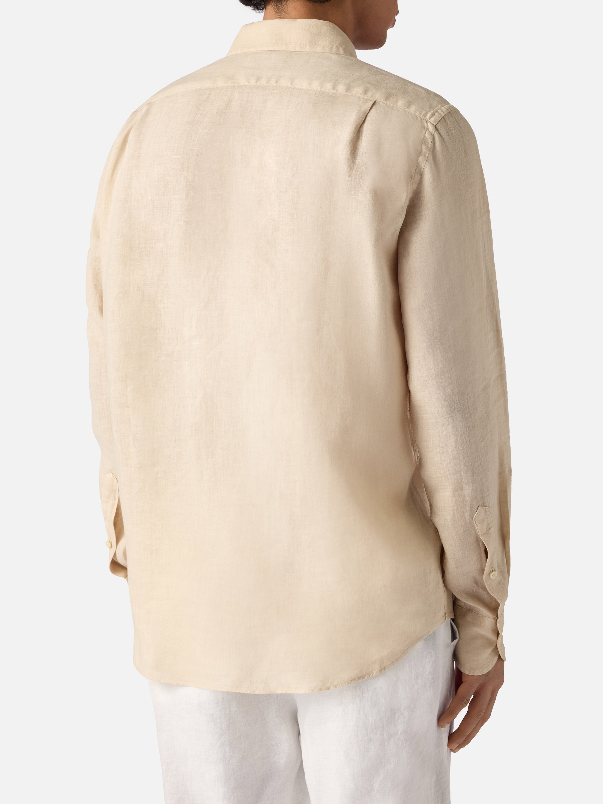 mc2-saint-barth-camicia-raphael-beige-in-lino-con-tintura-minerale image 3