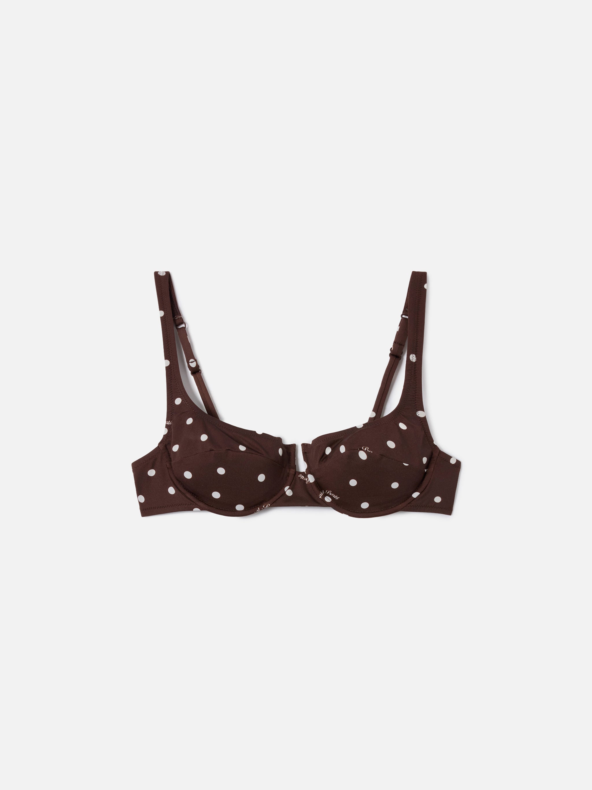 mc2-saint-barth-top-bikini-amira-balconette-con-stampa-a-pois image 1