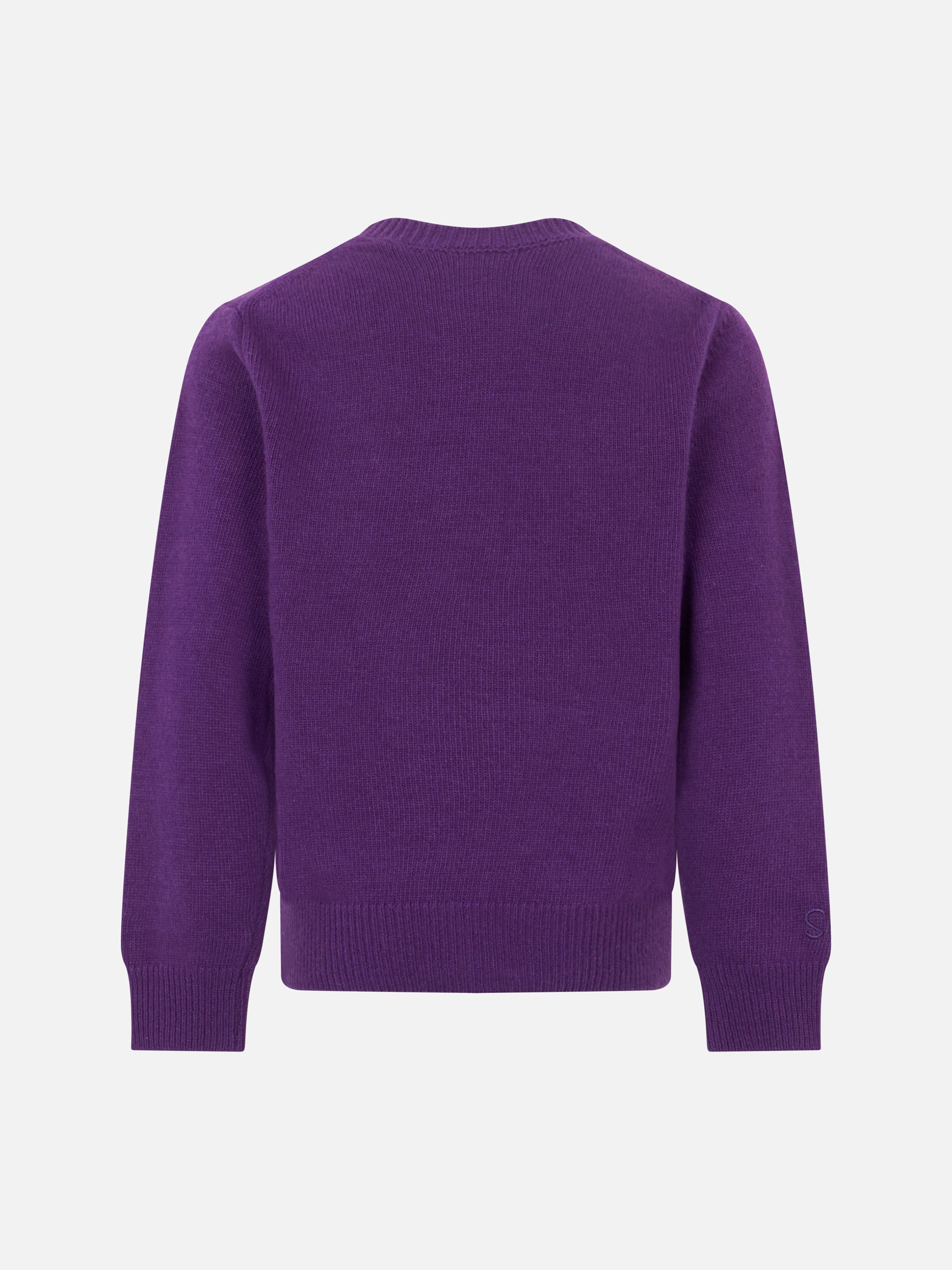 mc2-saint-barth-maglione-bambina-girocollo-lisa-simpson-viola-edizione-speciale- image 3