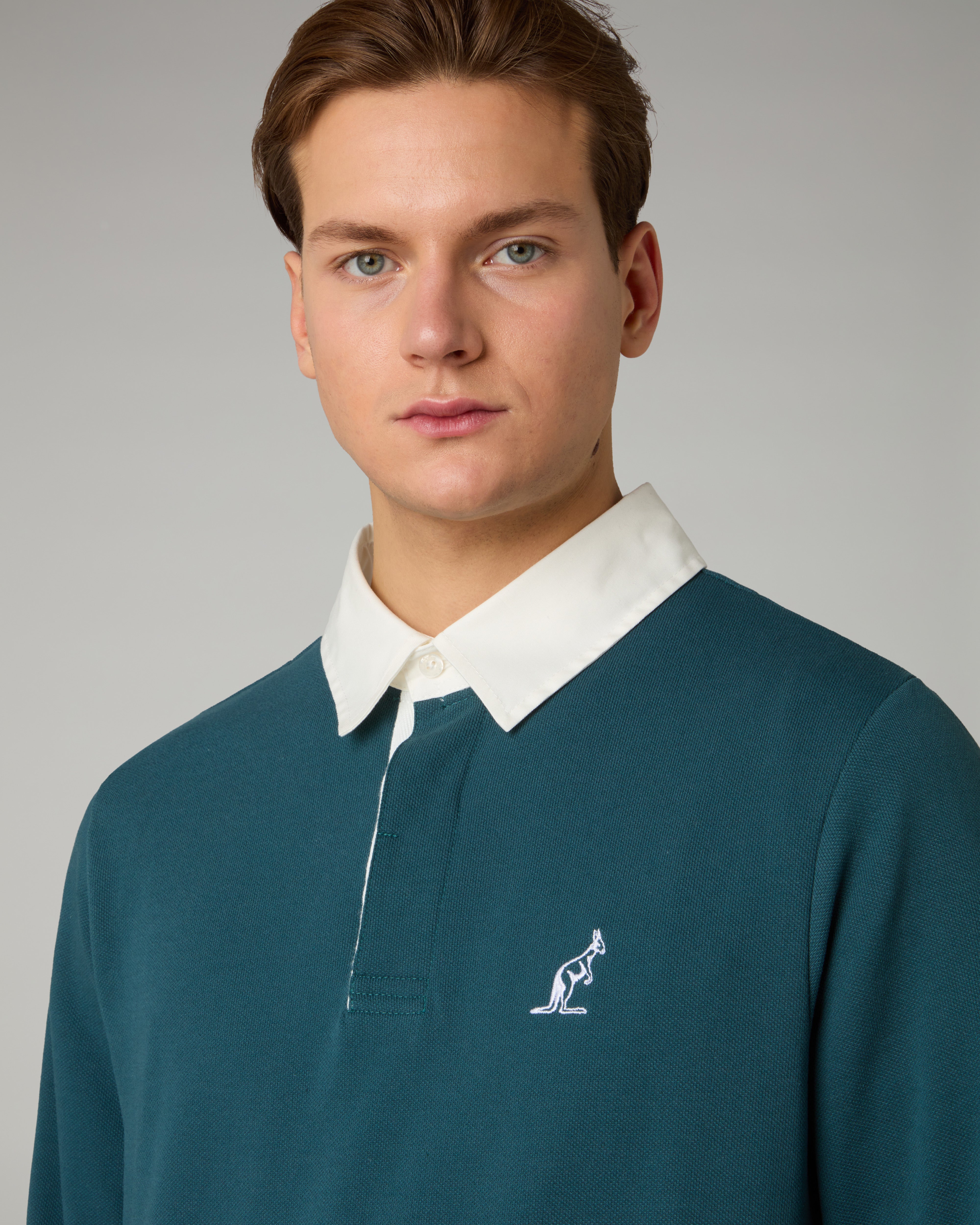 australian-academy-polo-shirt-polo-in-piqu-t-alloro-regular-made-in-italy image 4