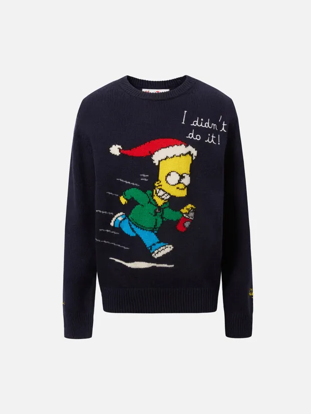 mc2-saint-barth-douglas-maglione-bambino-blu-navy-bart-simpson-special-edition-t image 1