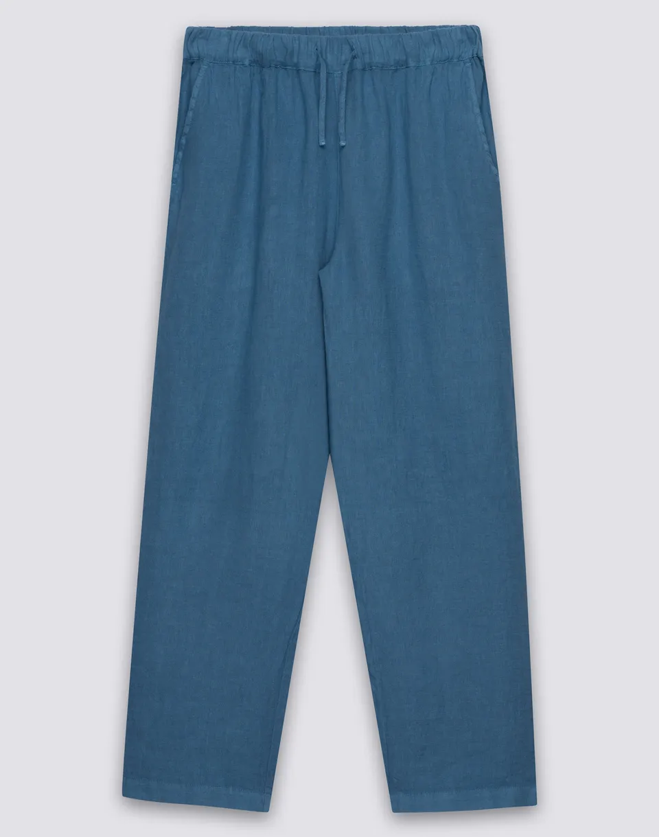 sundek-pantaloni-uomo-in-lino-a-vita-elasticata image 1