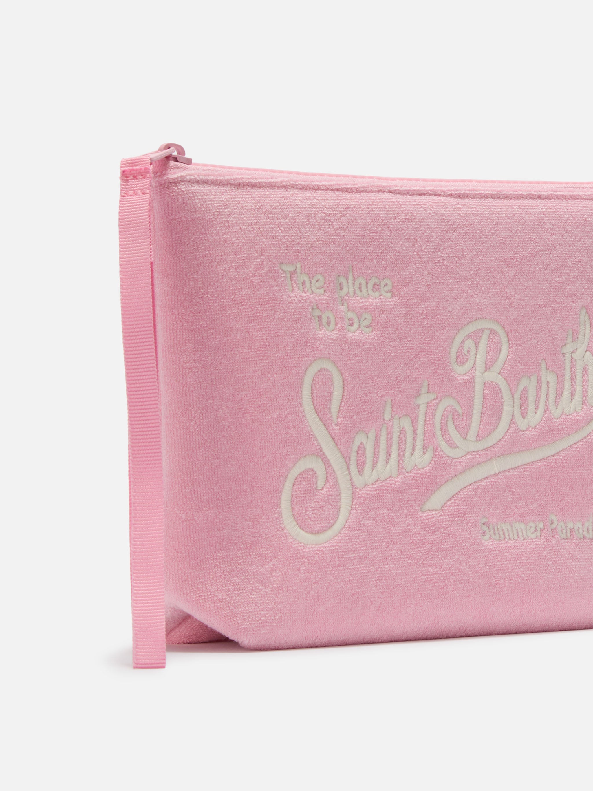 mc2-saint-barth-pochette-aline-in-tessuto-scuba-effetto-spugna-rosa image 2