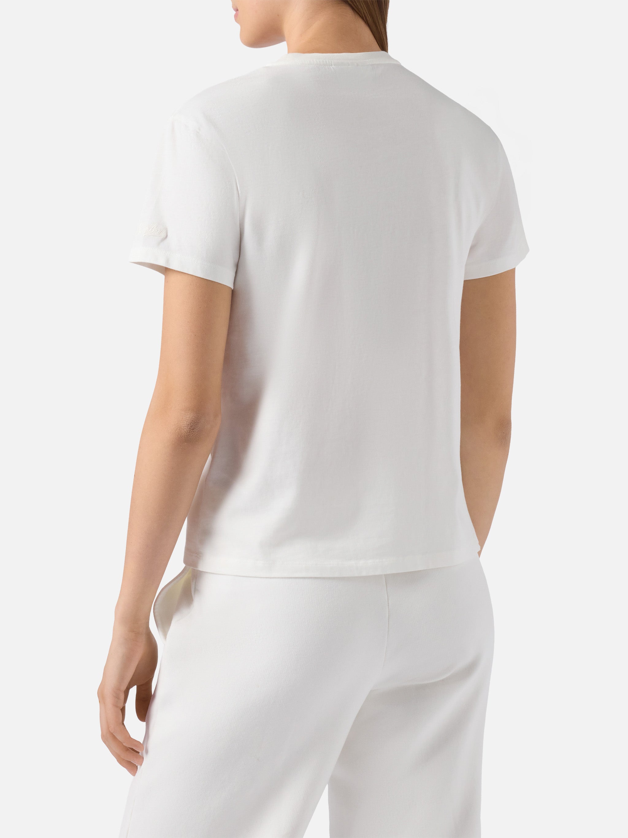 mc2-saint-barth-t-shirt-emilie-in-cotone-bianco-con-ricamo-love-is-in-the-air image 3