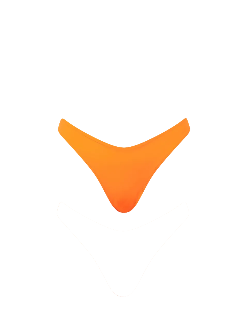 mc2-saint-barth-naomi-slip-mare-donna-arancione-fluo-tinta-unita image 1