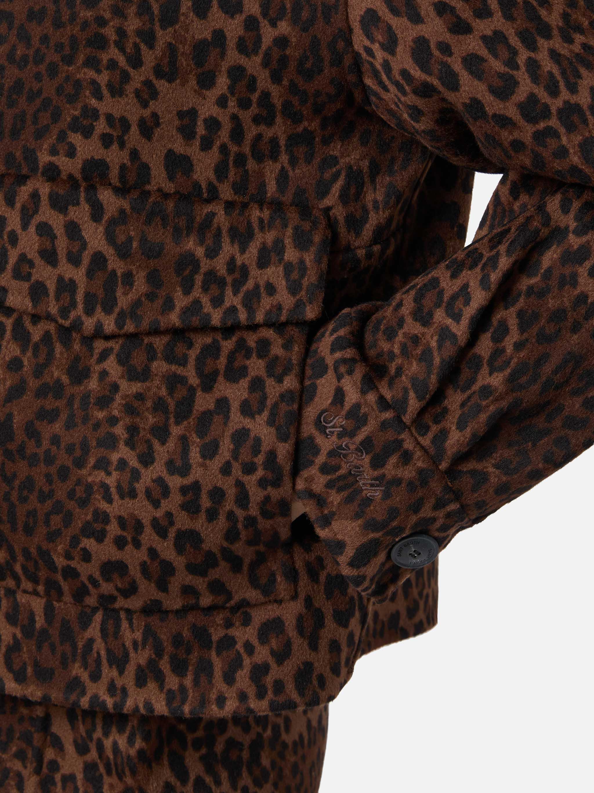 mc2-saint-barth-bonnibell-giacca-crop-double-leopardata-marrone-over image 5