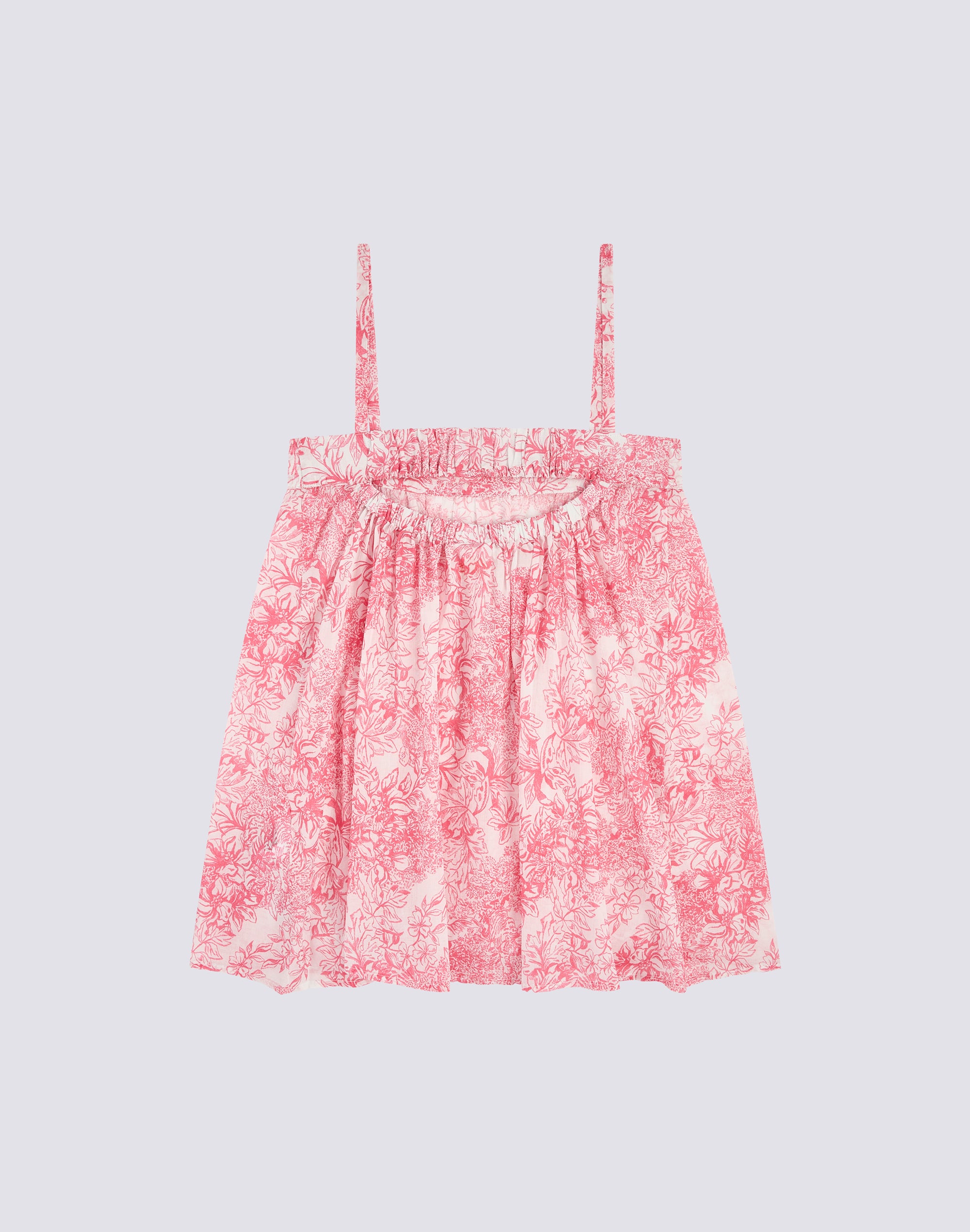 sundek-abito-bambina-senza-maniche-stampa-fleur-de-joie-con-laccio-schiena image 2