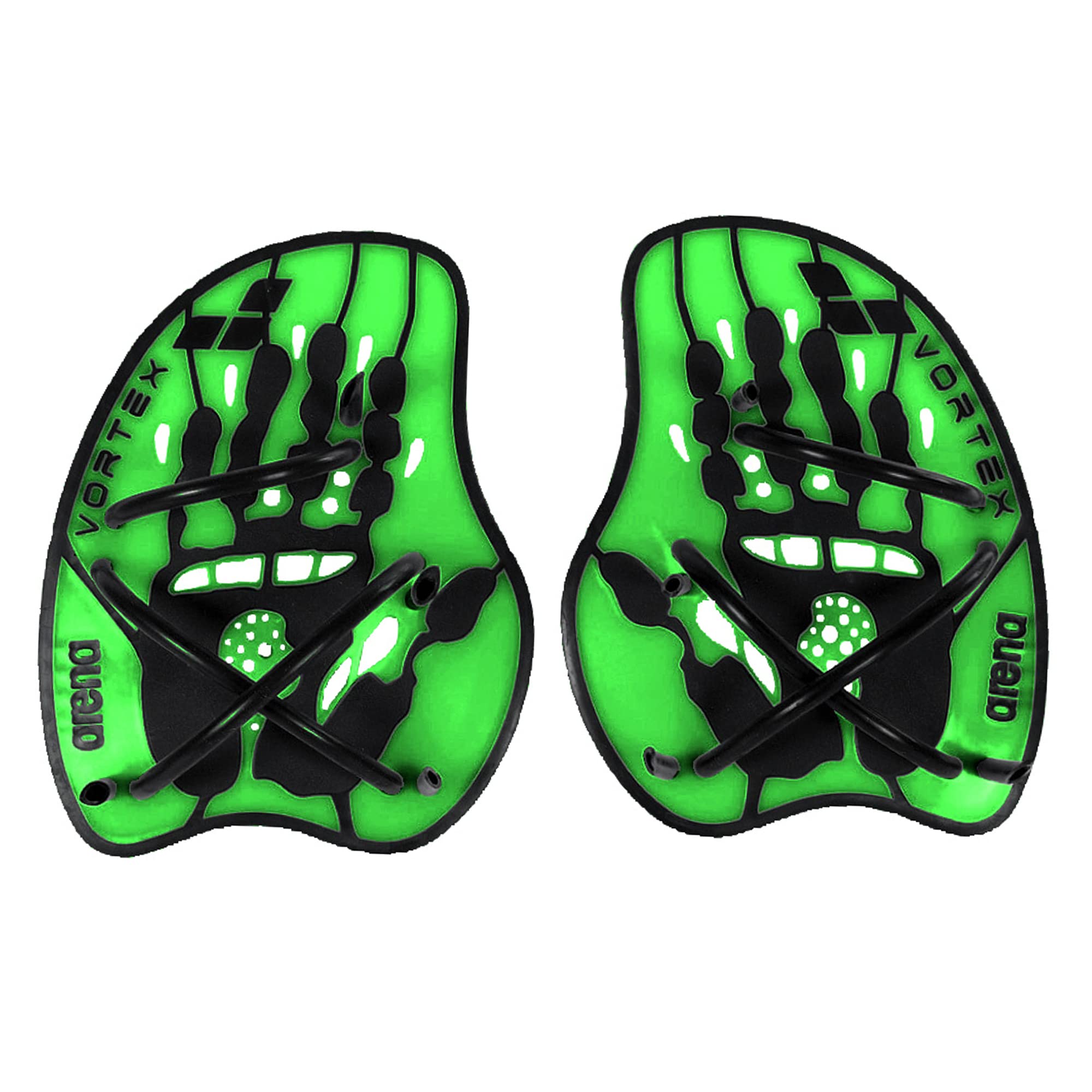 arena-vortex-hand-paddle-palette-nuoto-allenamento-con-cinturini-regolabili-senz image 1