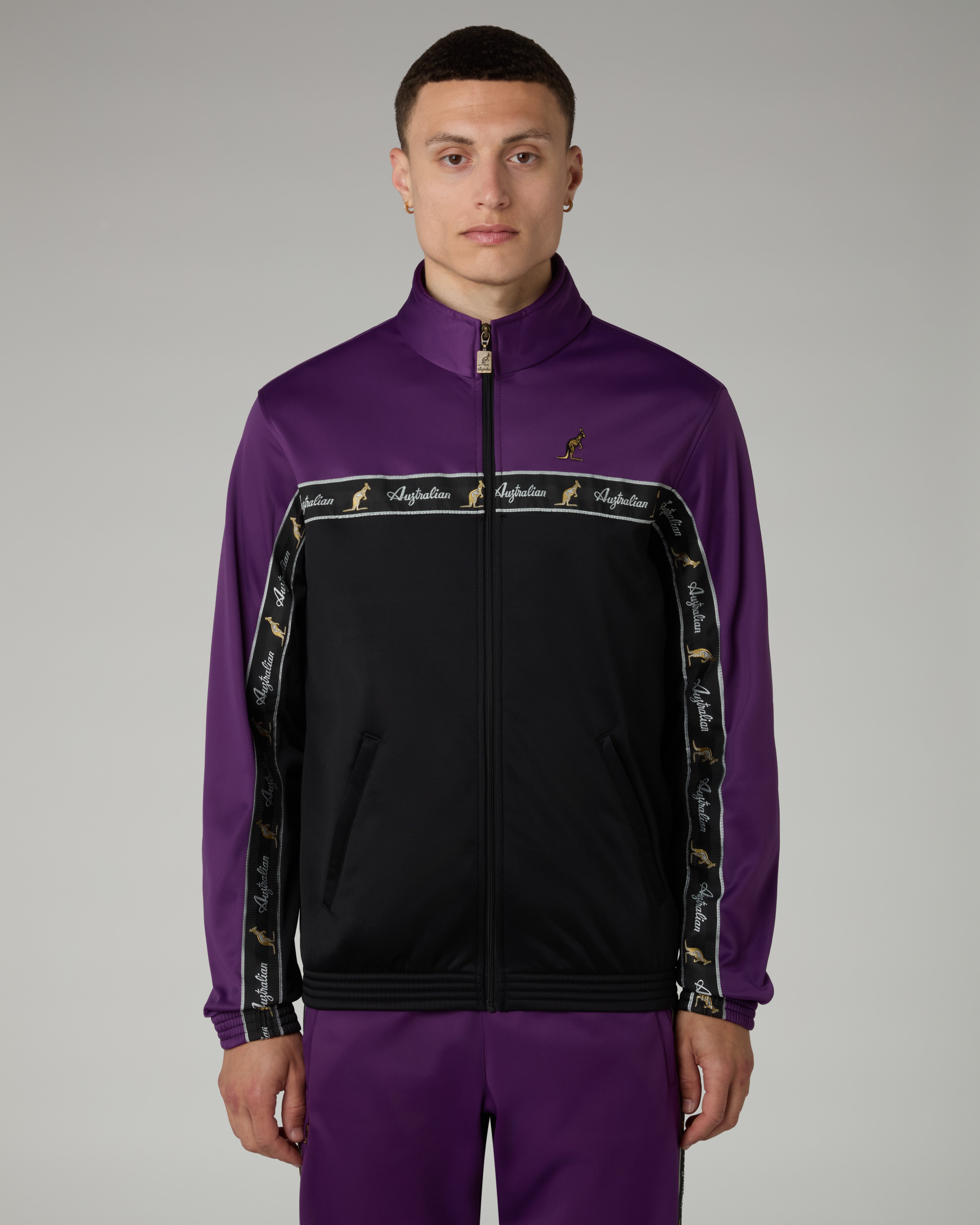 australian-duo-track-jacket-giacca-in-acetato-viola-ss26 image 1