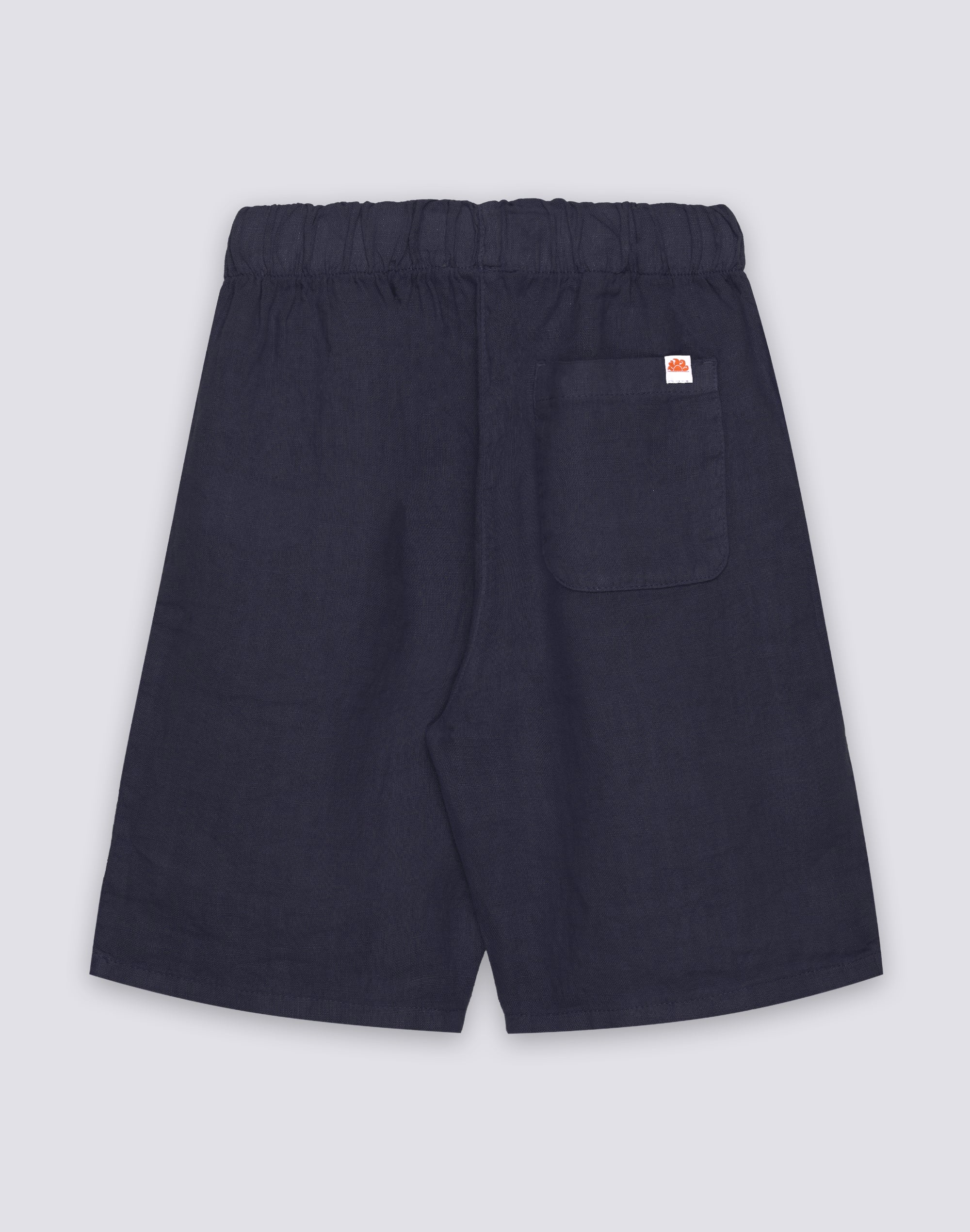 sundek-walkshort-bambino-in-lino-tinto-capo-vita-elastica image 2