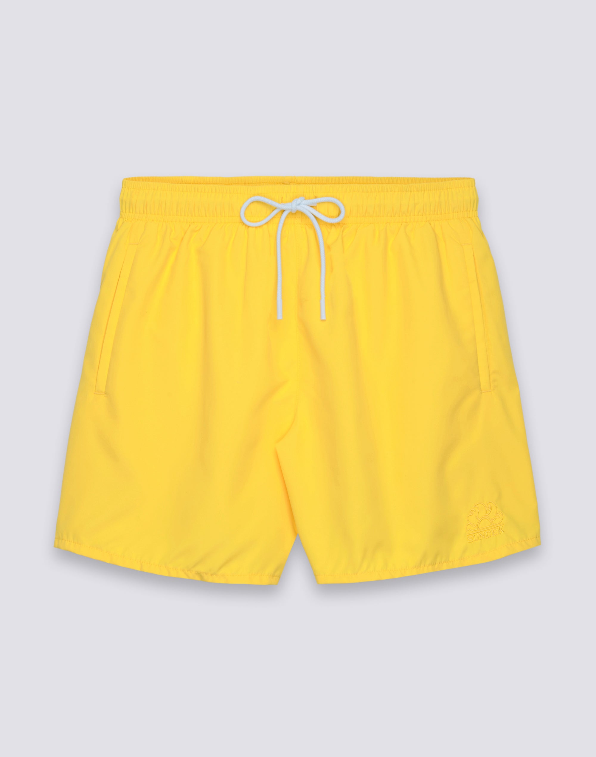 sundek-costume-boxer-mare-uomo-corto-38-cm-nylon-micropeach-vita-elasticata image 1