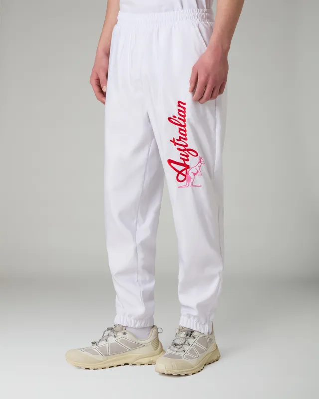 australian-goran-bumper-track-pant-pantalone-antibes-bianco-mesh image 1