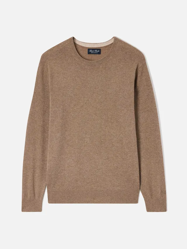 mc2-saint-barth-maglione-regent-uomo-girocollo-cashmere-cammello image 1