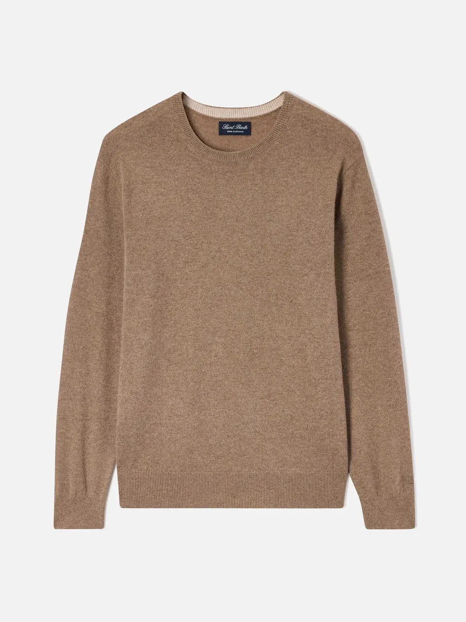 mc2-saint-barth-maglione-regent-uomo-girocollo-cashmere-cammello image 1