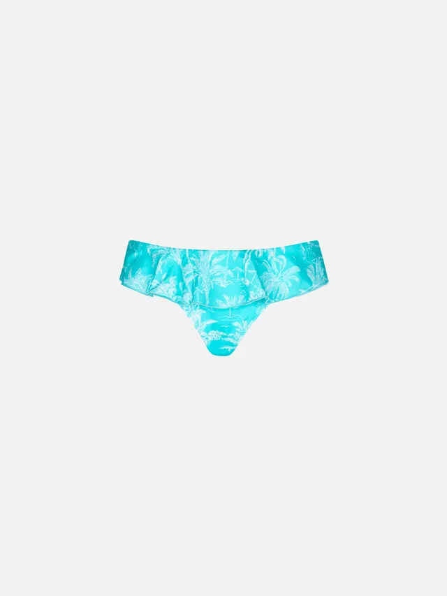mc2-saint-barth-virgo-slip-mare-bambina-toile-de-jouy-verde-acqua image 1