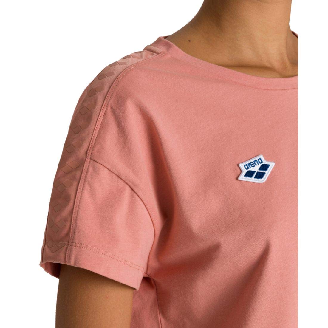 arena-corinne-team-t-shirt-donna-oversize-triple-powder-pink image 6
