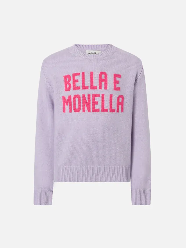 mc2-saint-barth-princess-girocollo-bambina-lilla-in-misto-cashmere-bella-e-monel image 1