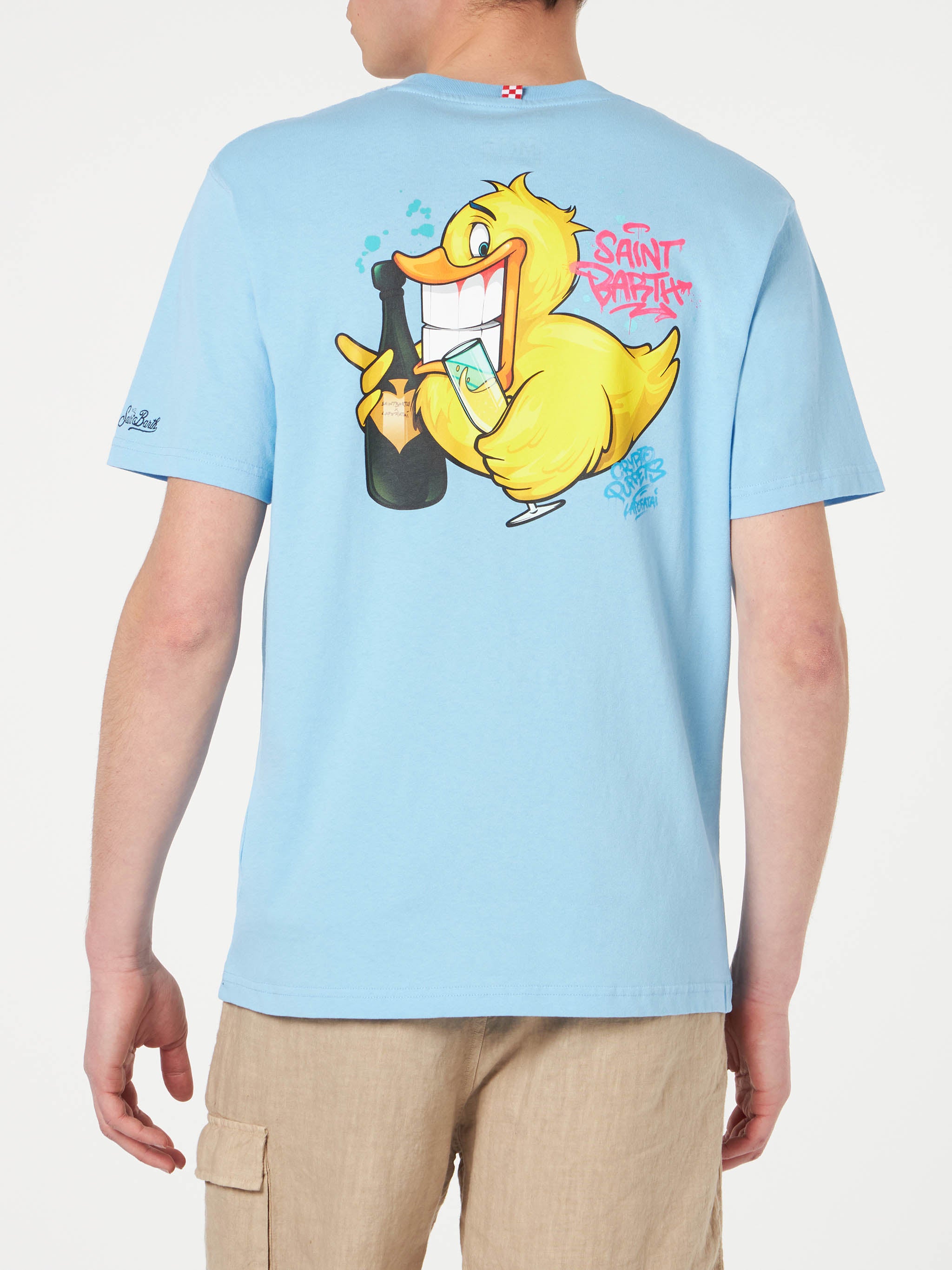 mc2-saint-barth-t-shirt-portofino-uomo-in-cotone-azzurro-con-stampa-crypto-ducky image 4
