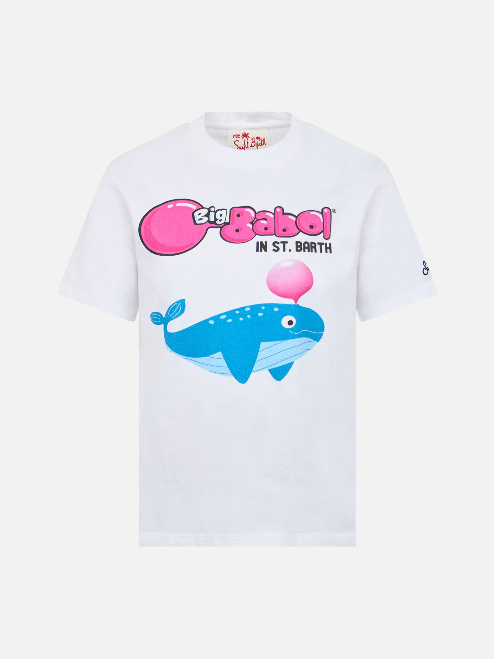 mc2-saint-barth-boy-t-shirt-bambino-big-babol-balena-bianca image 1