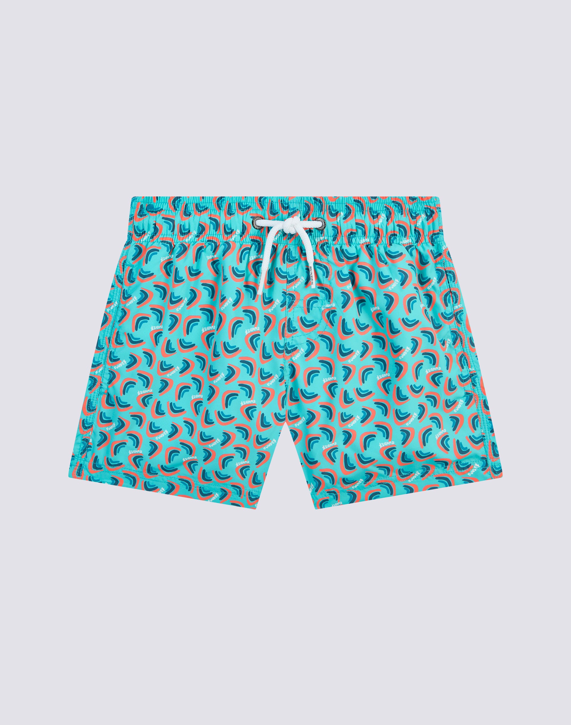 sundek-iconic-costume-bambino-corto-arcobaleni-poliestere-riciclato image 1