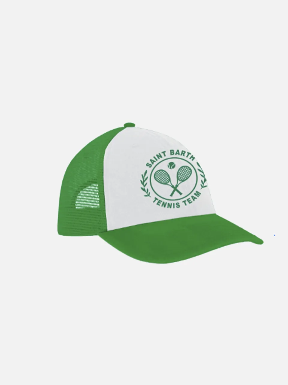 australian-cap-major-mc2-saint-barth-x-australian-berretto-baseball-bianco-verde image 1