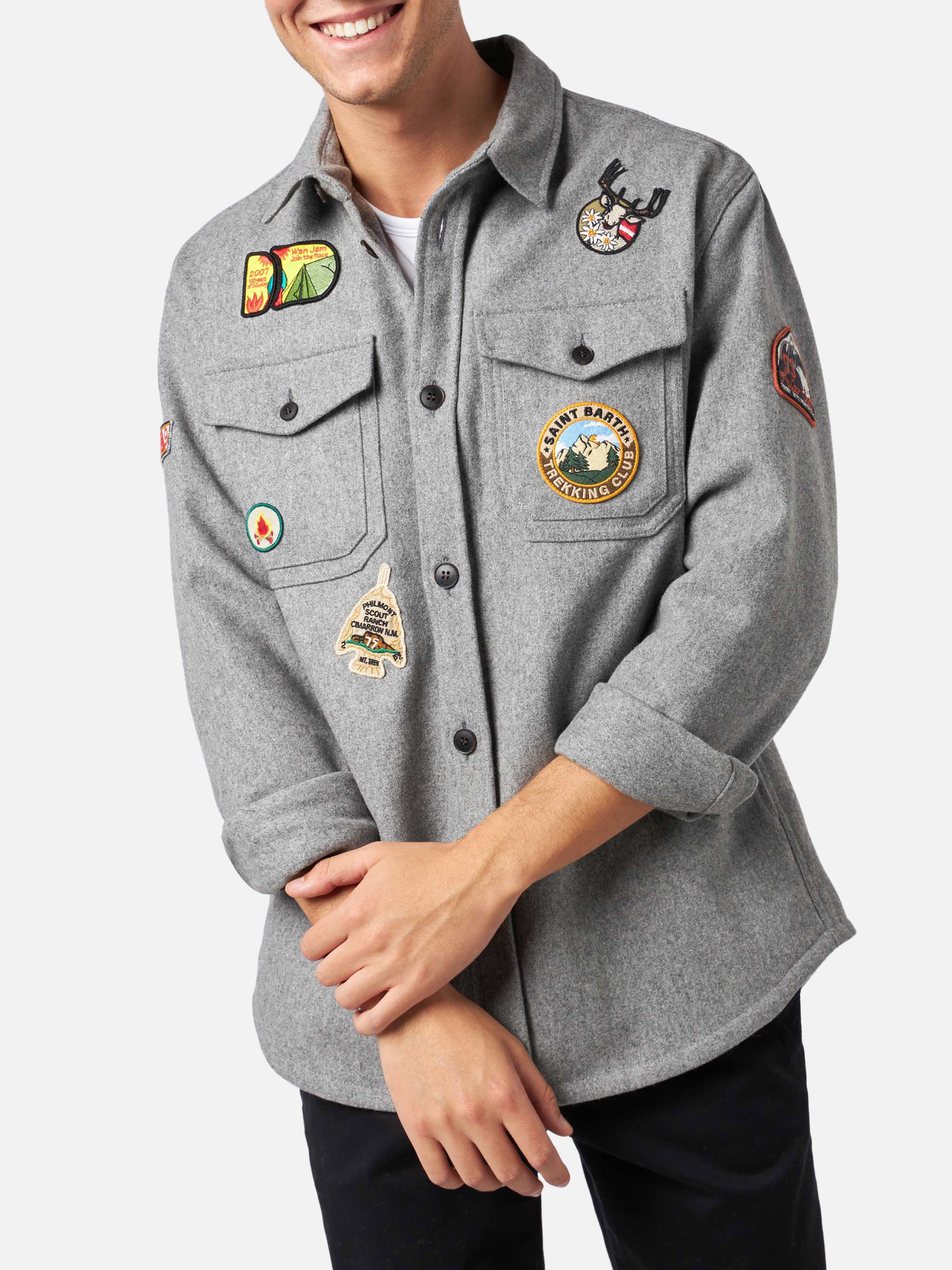 mc2-saint-barth-burton-camicia-overshirt-uomo-lana-grigio image 1