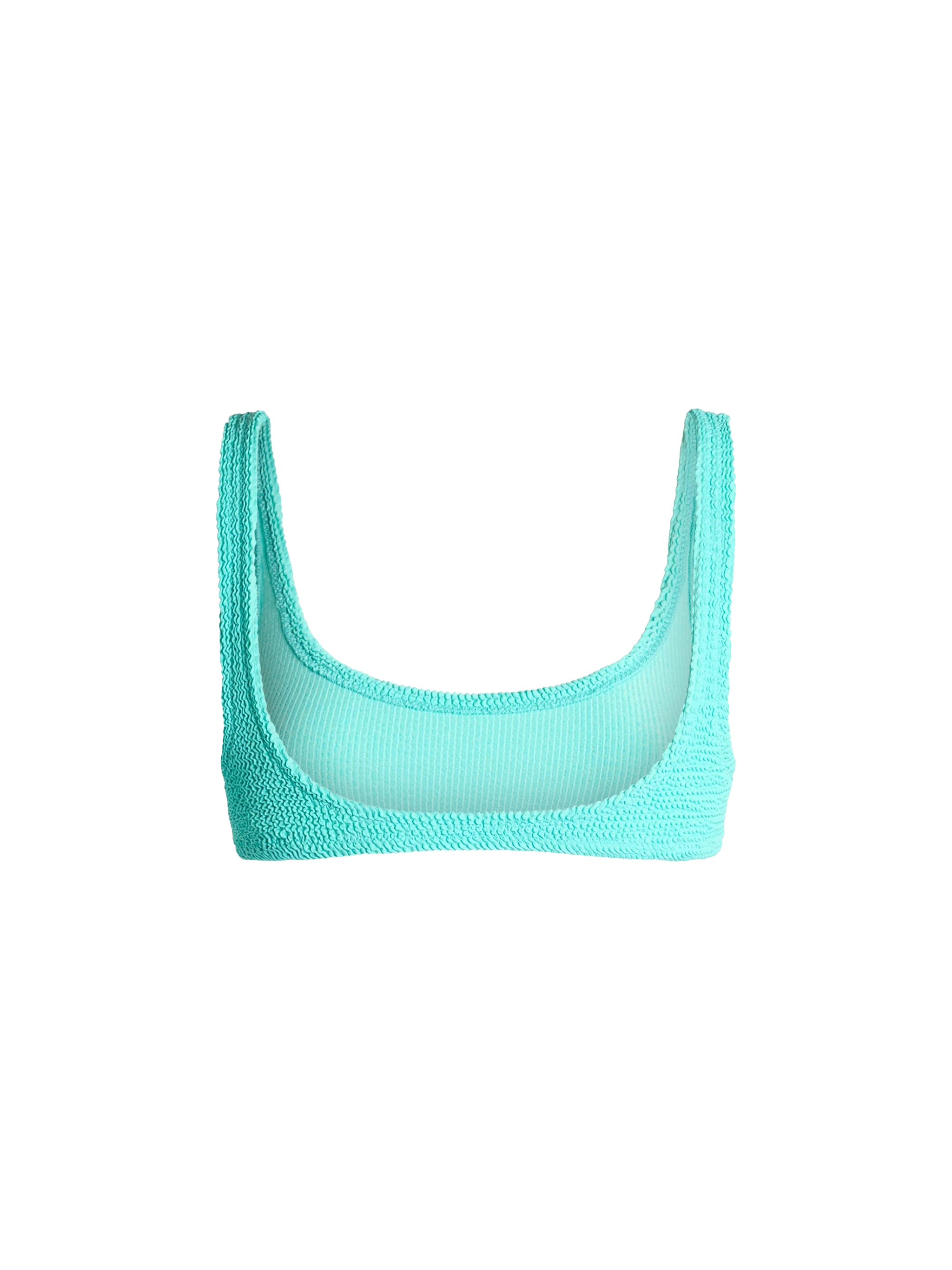 mc2-saint-barth-top-bikini-naima-crinkle-bralette-verde-acqua image 2