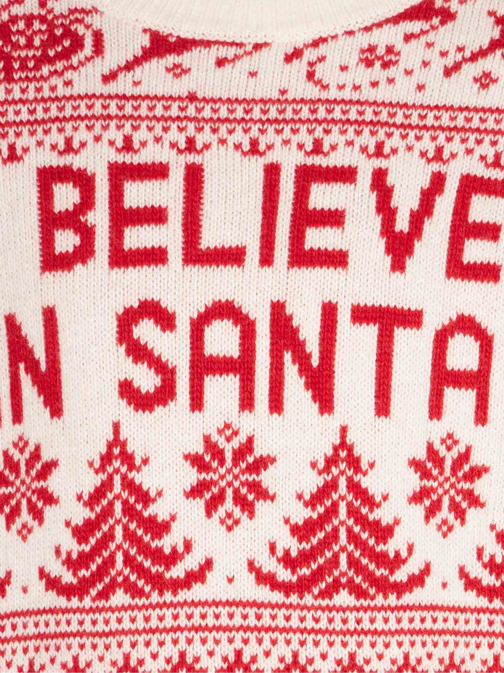 mc2-saint-barth-maglione-bambino-girocollo-bianco-i-believe-in-santa image 3