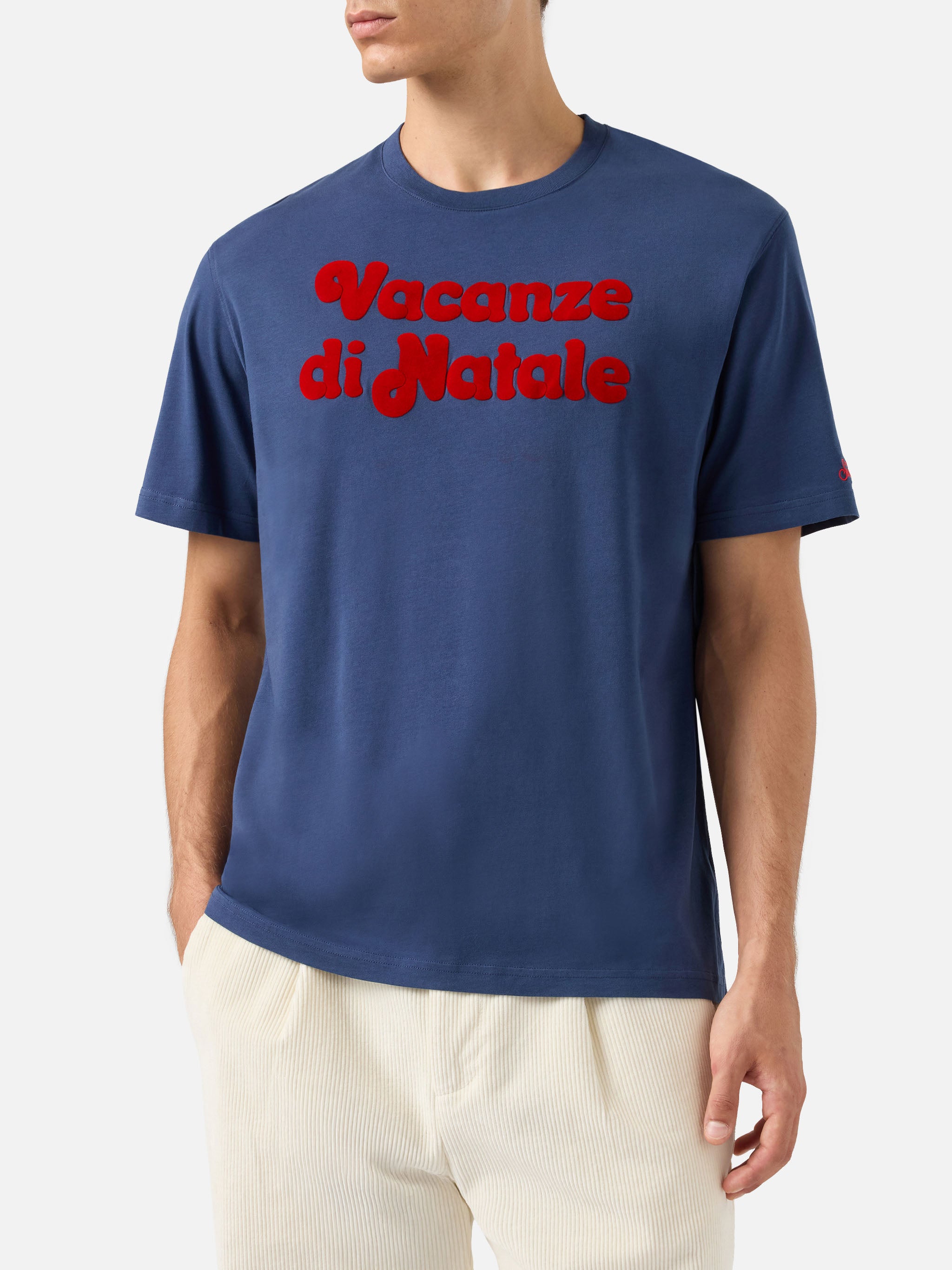 mc2-saint-barth-arnott-t-shirt-uomo-blu-navy-in-cotone-con-stampa-vacanze-di-nat image 2