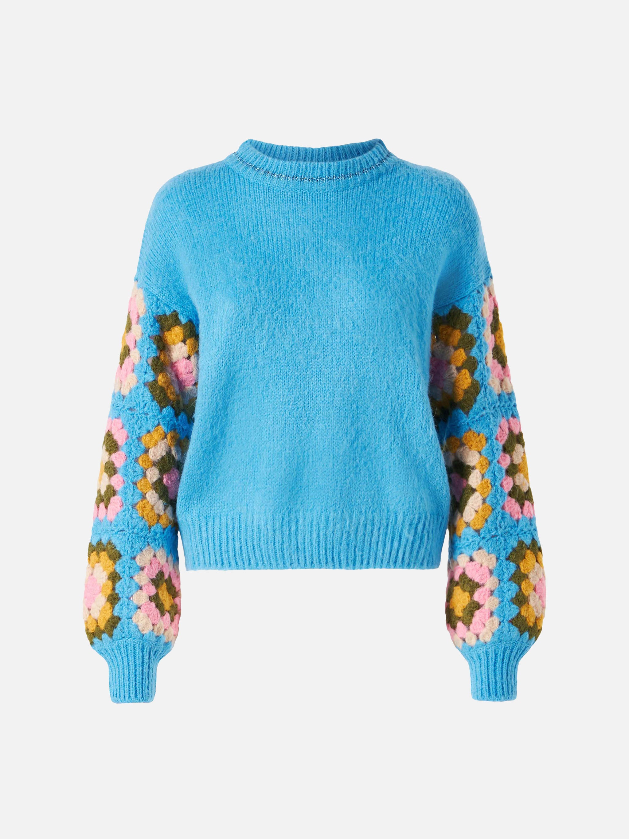 mc2-saint-barth-danya-soft-crochet-jr-maglione-bambina-blu image 1
