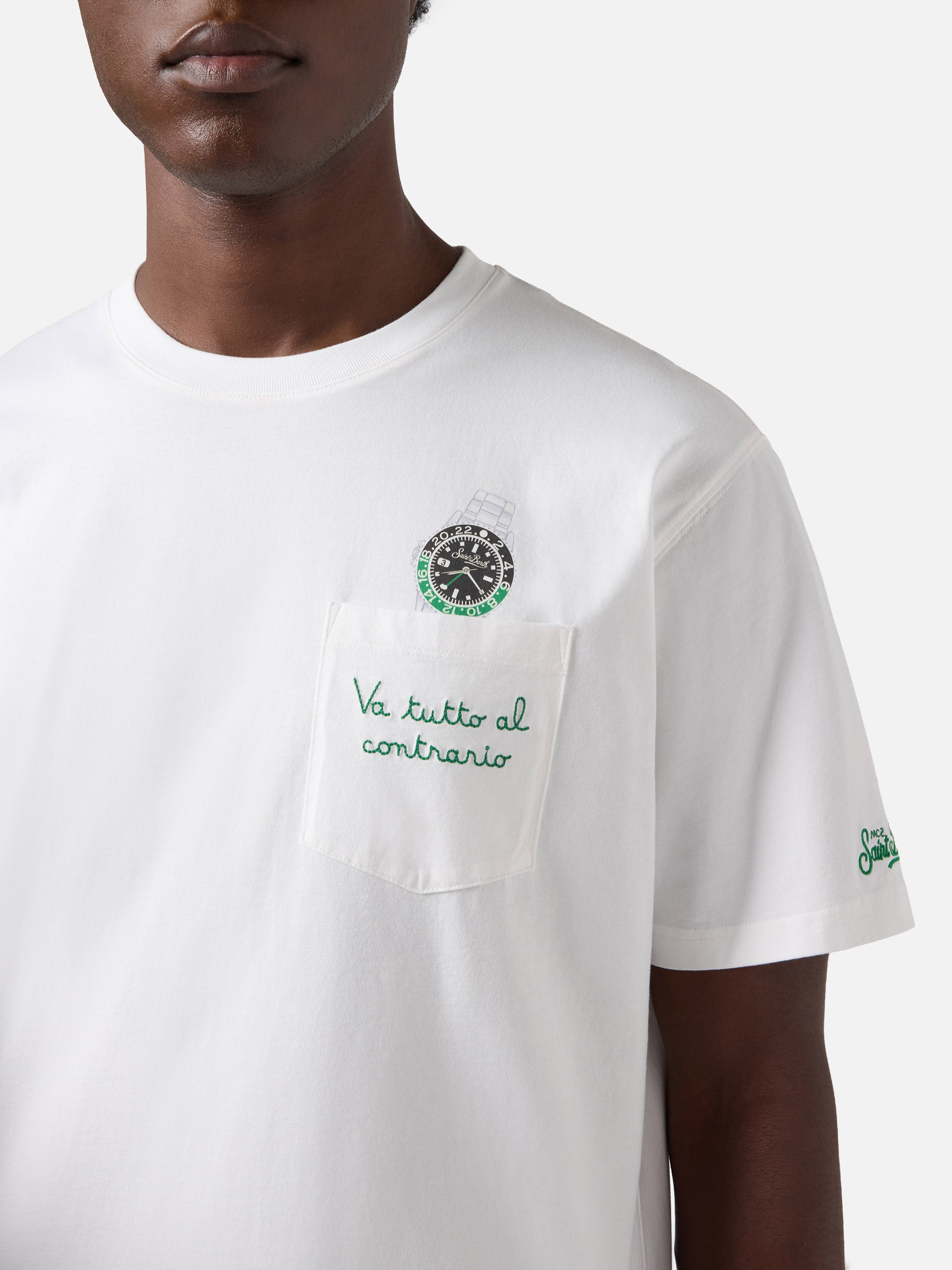 mc2-saint-barth-t-shirt-austin-uomo-bianca-cotone-con-orologio-va-tutto-al-contr image 2