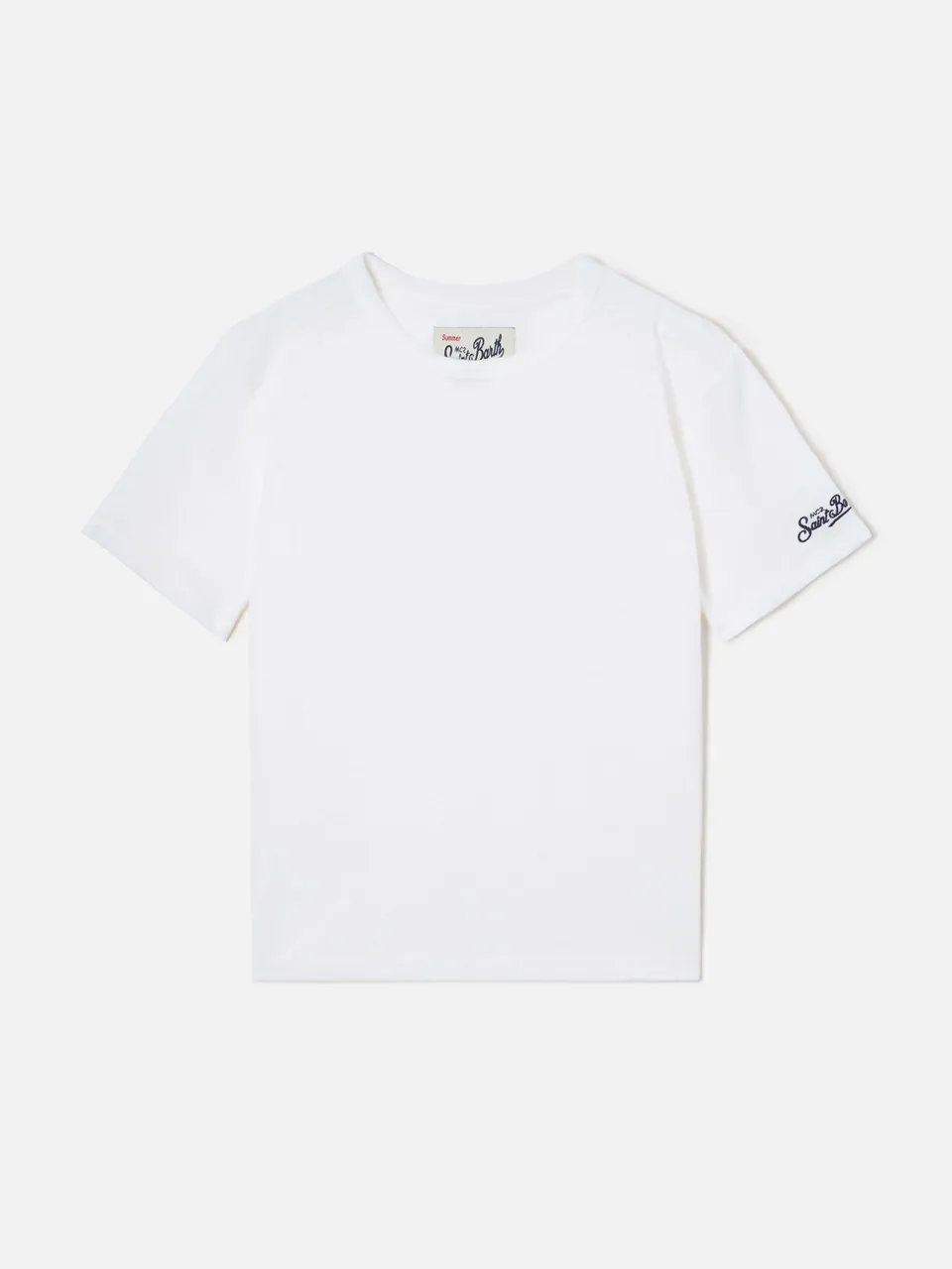 mc2-saint-barth-t-shirt-alex-da-bambino-in-puro-lino-bianco image 1