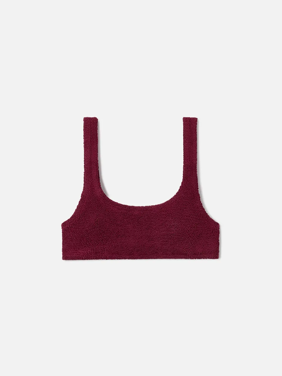 mc2-saint-barth-naima-top-bikini-bralette-crinkle-bordeaux-tinta-unita image 1